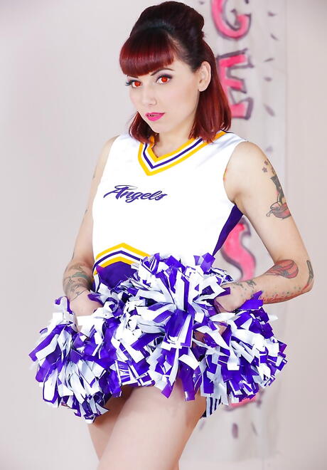 Tempting hottie Veronica Layke in uniform in fetish gallery 